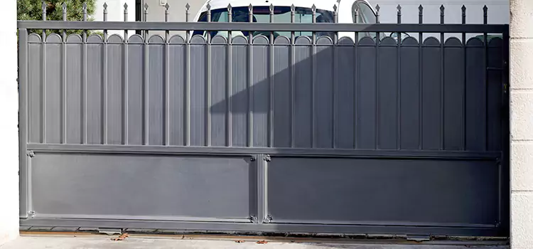 Metal Driveway Gate Installation Alamo